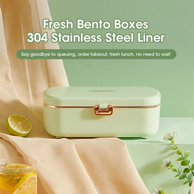 Stainless Bento Box - Büyük Kapasiteli Taşınabilir Yalıtımlı Beslenme Çantası,