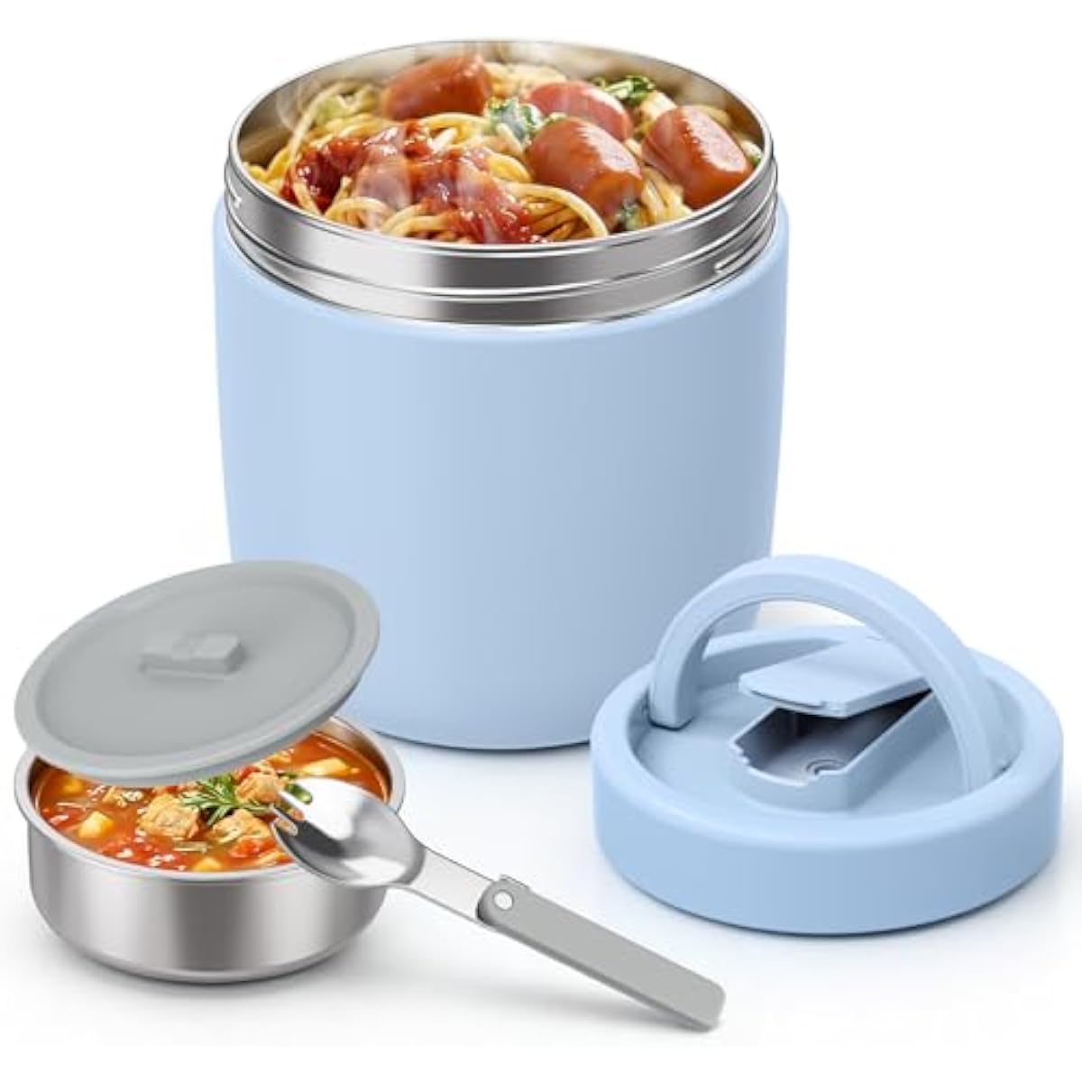 Stainless Bento Box - Vakum yalıtımlı paslanmaz çelik yetişkin yemek