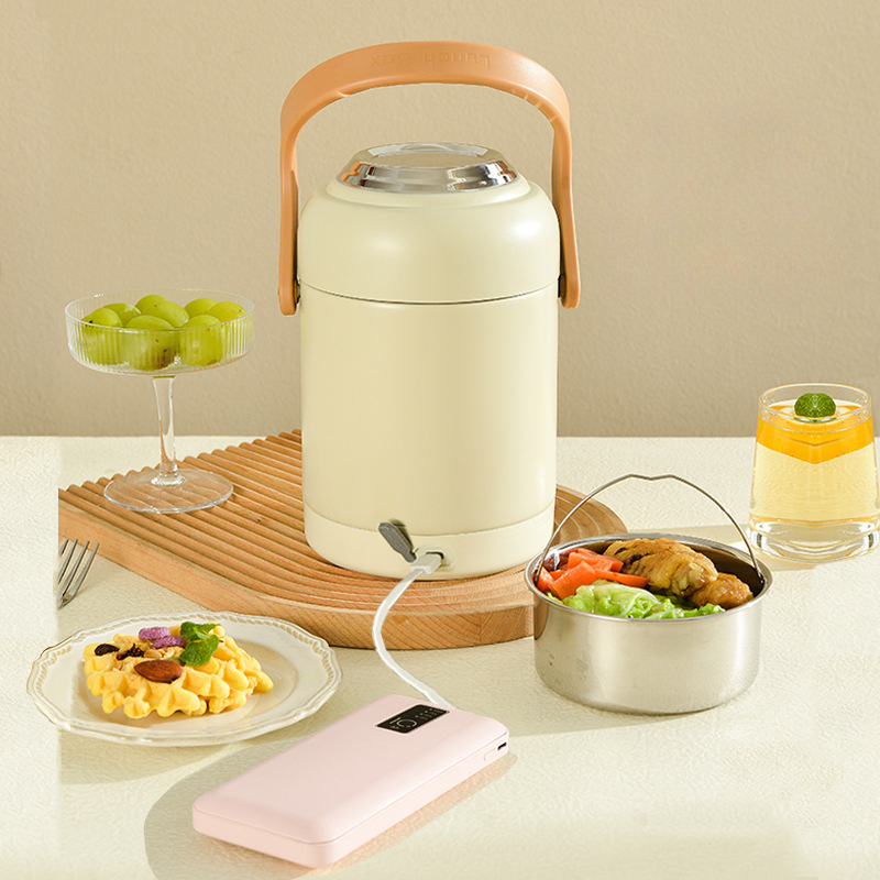 Stainless Bento Box - USB Elektrikli Beslenme Kutusu Büyük Kapasiteli