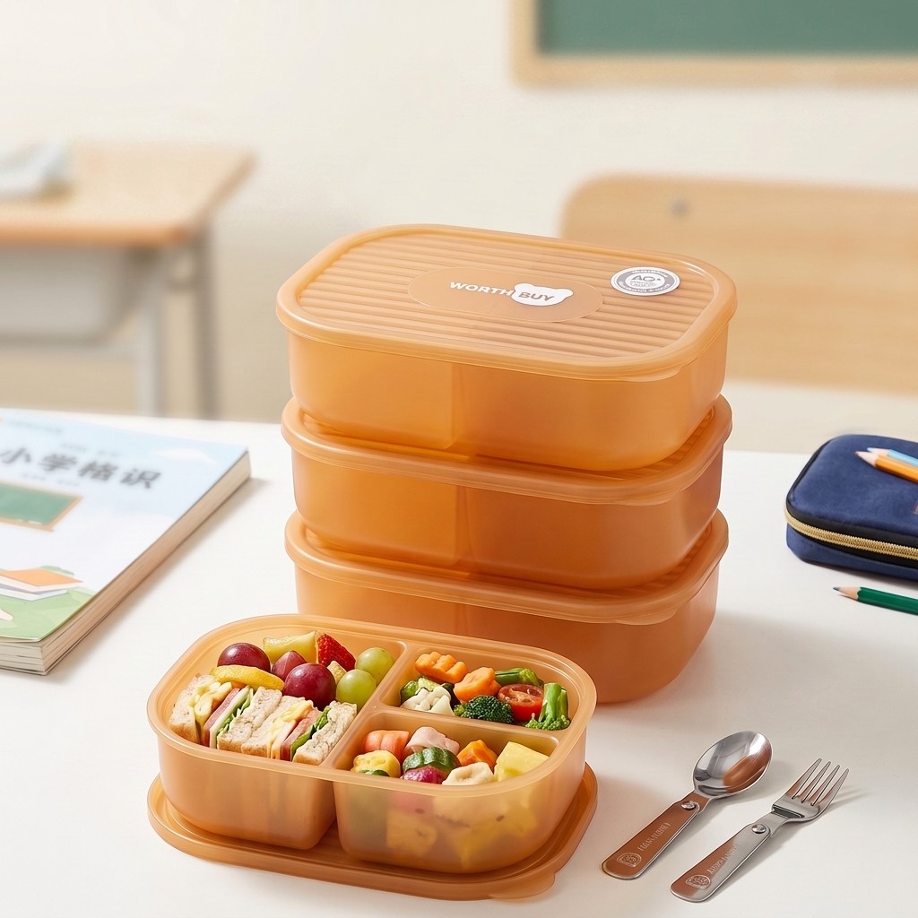 Meal Prep Japanese - Japon Plastik Bento Kutusu Çocuk Yetişkin
