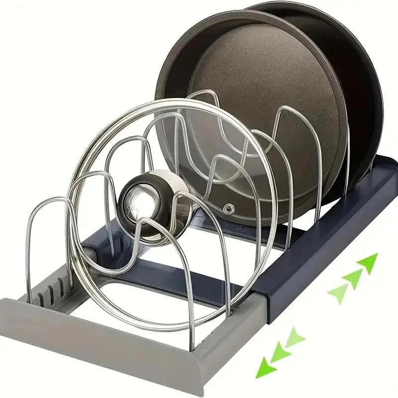 Meal Prep Organizer - Genişletilebilir Paslanmaz Çelik Depolama Rafı Mutfak
