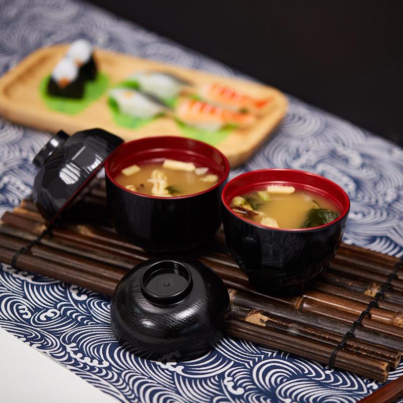 Meal Prep Japanese - 2 Tonlu Kapaklı Miso Çorba Kasesi