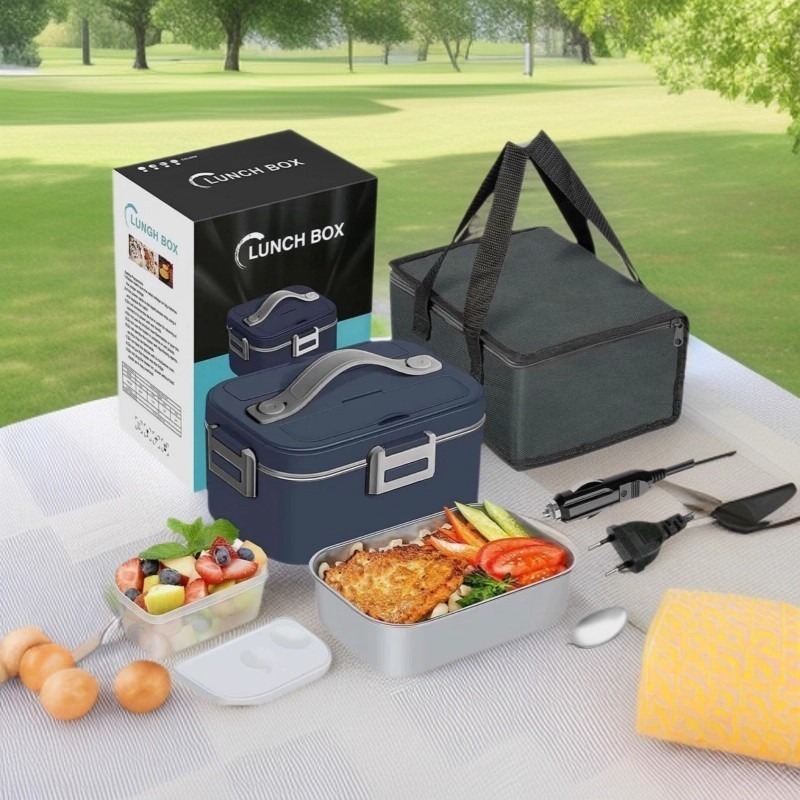 Stainless Bento Box - 100w Elektrikli Yemek Kutusu 1.8L Isıtmalı