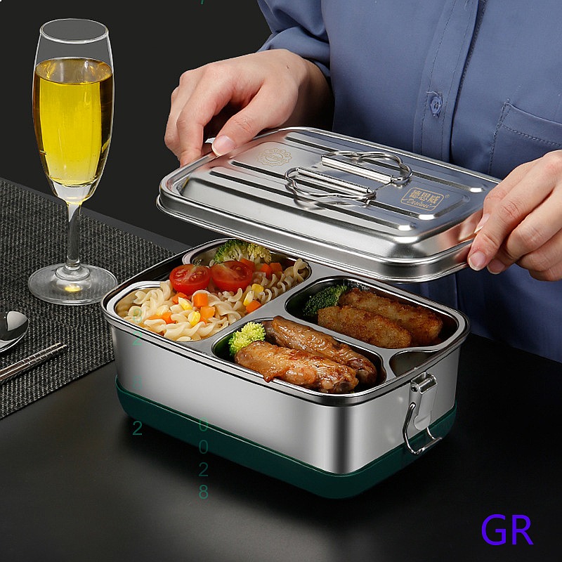 Stainless Bento Box - 304 Paslanmaz Çelik Öğle Yemeği Kutusu