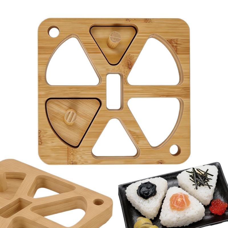 Meal Prep Japanese - Ahşap Onigiri Pirinç Topu Kalıbı 5