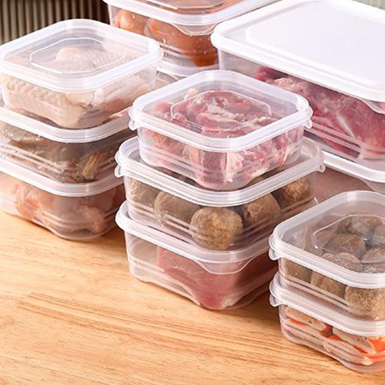 Meal Prep Organizer - Buzdolabı Saklama Şeffaf Hava Geçirmez İstiflenebilir