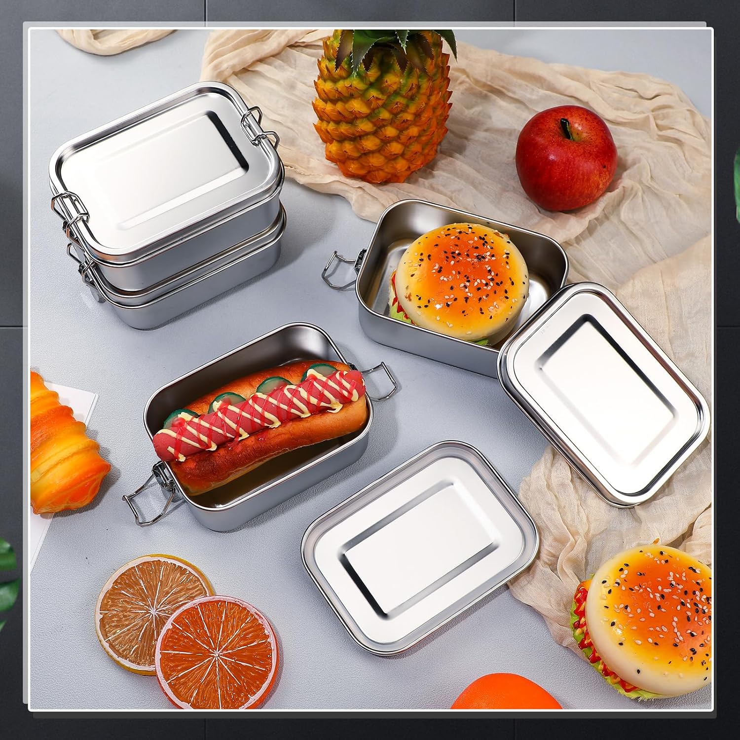 Paslanmaz Çelik Gıda Saklama K - Meal Prep Organizer incelemesi ve fiyatı
