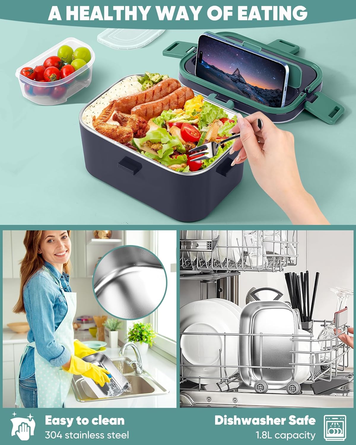 2025 Yeni Su Doldurmayan Araba - Stainless Bento Box incelemesi ve fiyatı