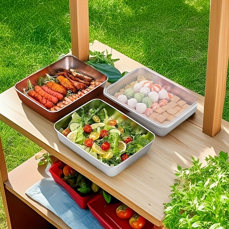 4 adet Paslanmaz Çelik Gıda Sa - Meal Prep Organizer incelemesi ve fiyatı