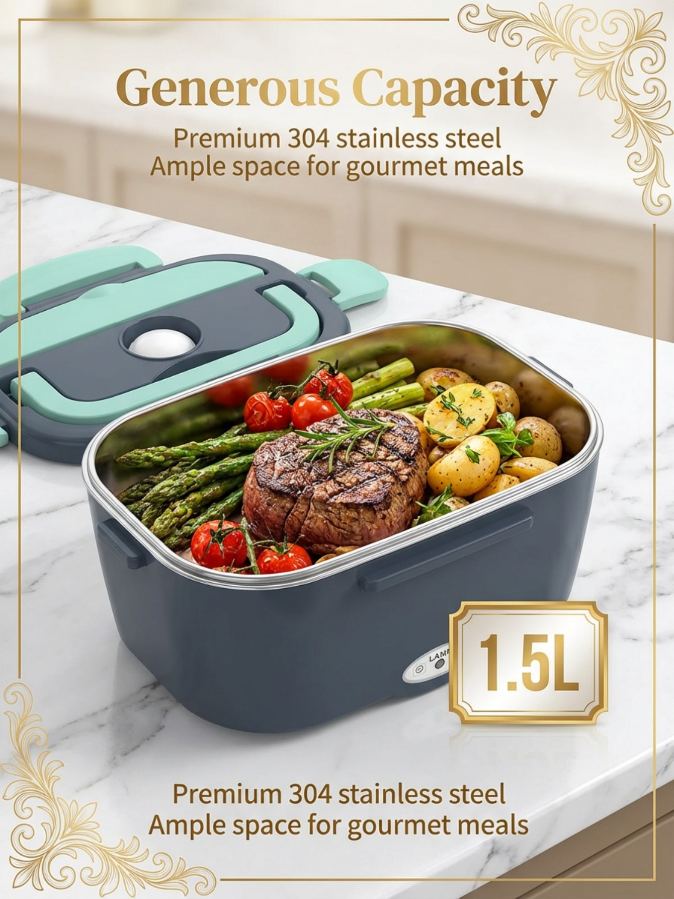 60W Elektrikli Isıtmalı Yemek  - Stainless Bento Box incelemesi ve fiyatı