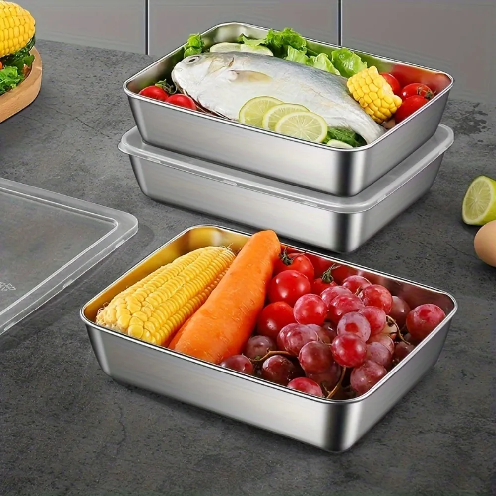5 Parçalı Paslanmaz Çelik Gıda - Meal Prep Organizer incelemesi ve fiyatı