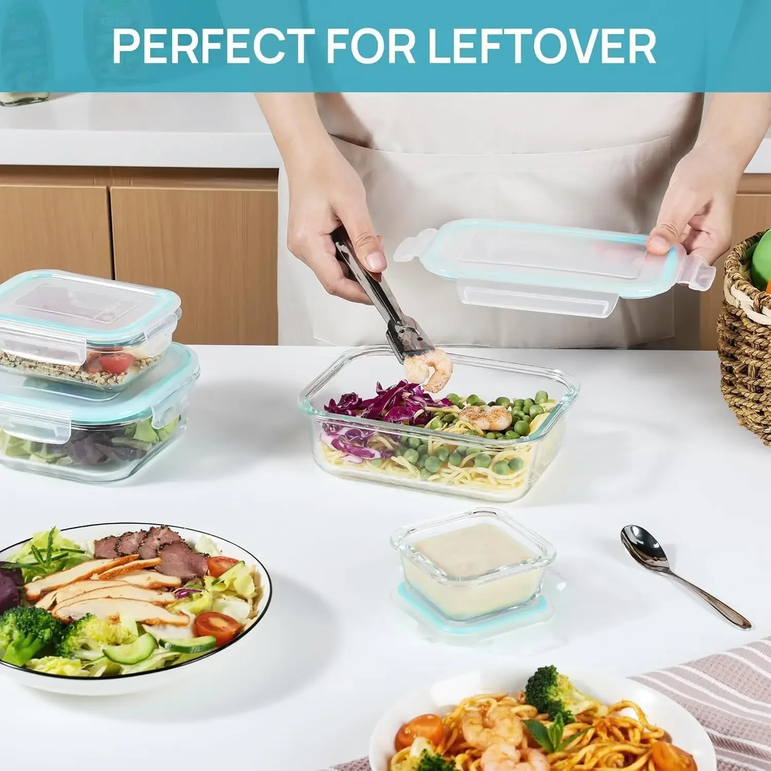 Yetişkinler için Cam Öğle Yeme - Meal Prep Burrito incelemesi ve fiyatı