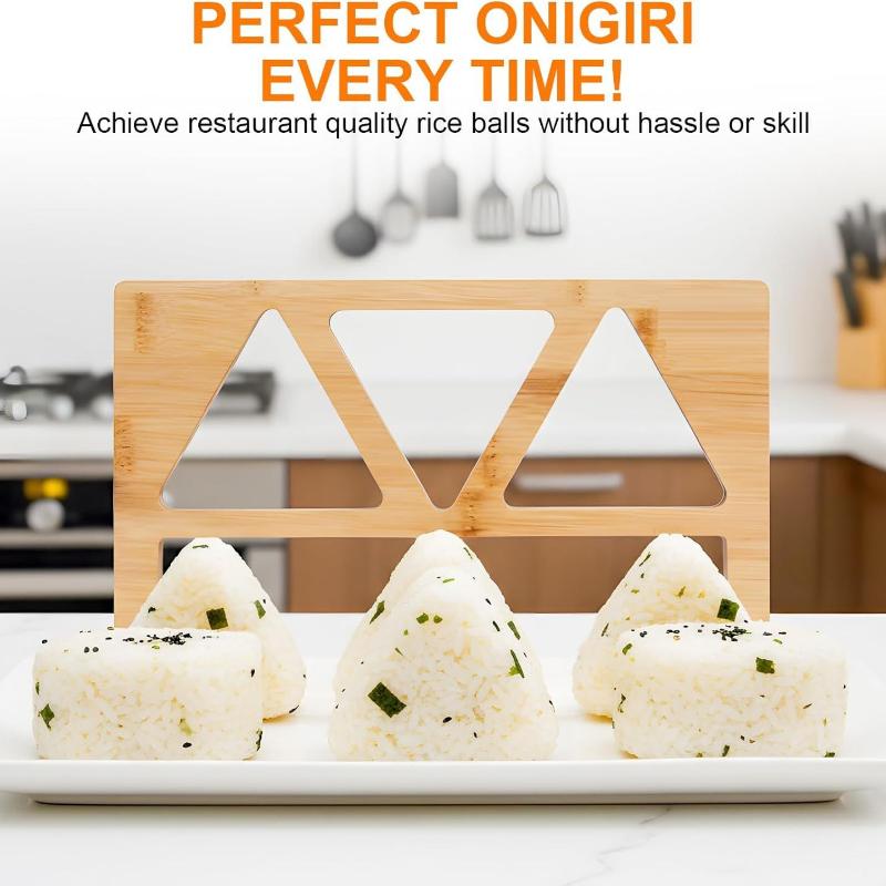 Ahşap Onigiri Pirinç Topu Kalı - Meal Prep Japanese incelemesi ve fiyatı