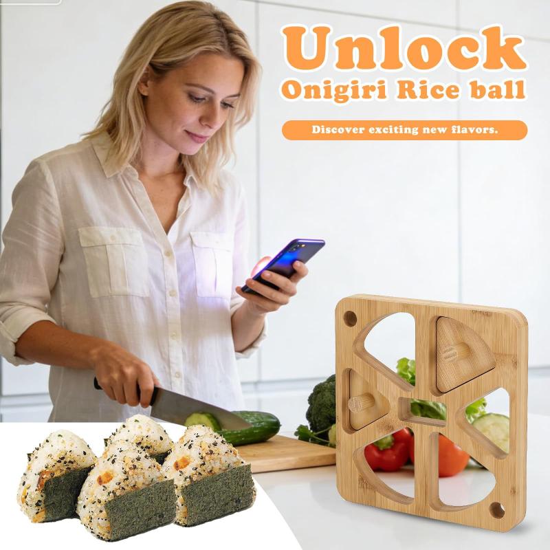 Ahşap Onigiri Pirinç Topu Kalı - Meal Prep Japanese incelemesi ve fiyatı