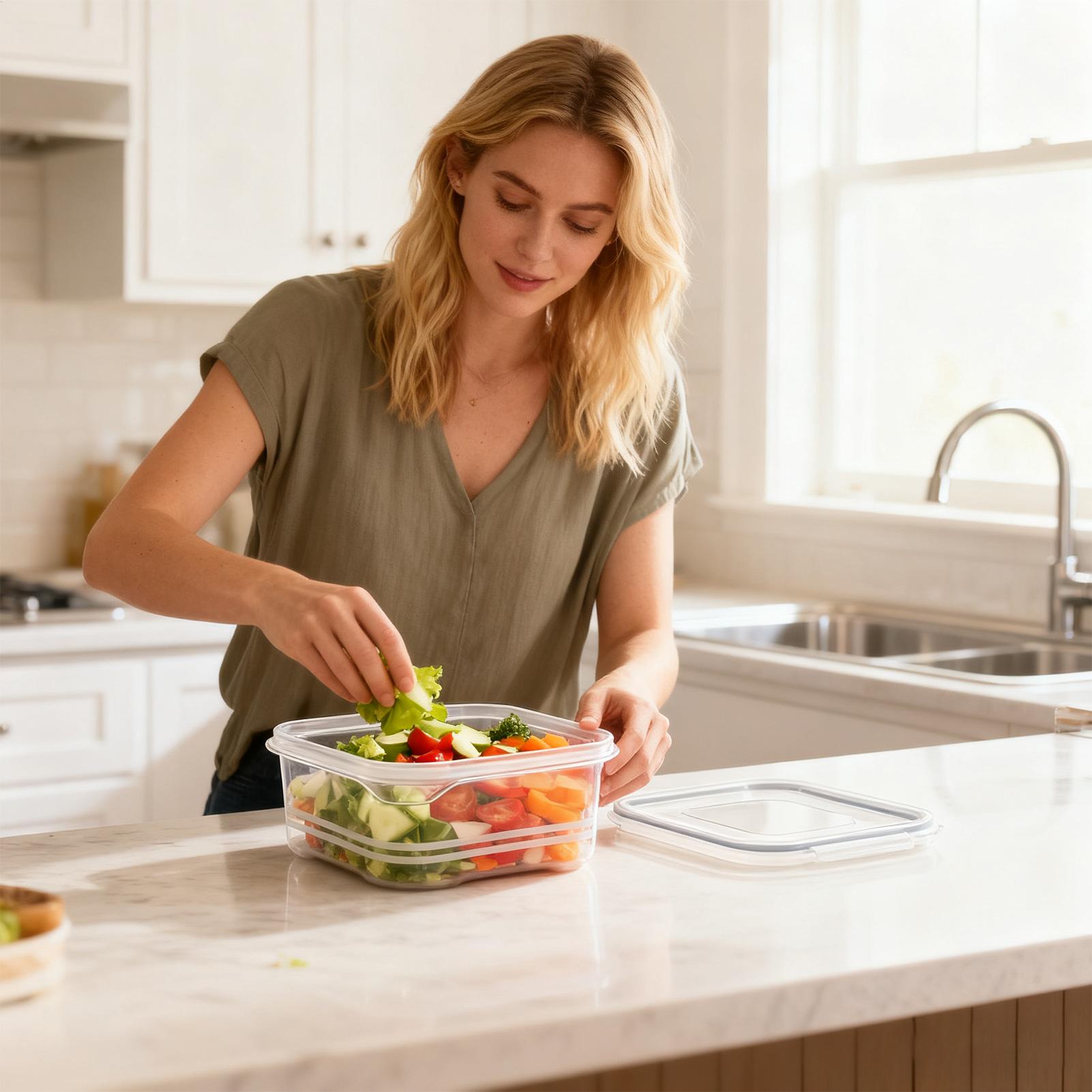 Buzdolabı Saklama Şeffaf Hava  - Meal Prep Organizer incelemesi ve fiyatı